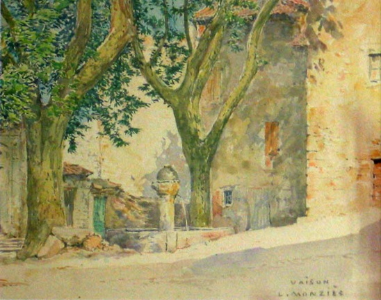 Fontaine à Vaison-la-Romaine