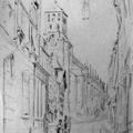 Enfants devant une église