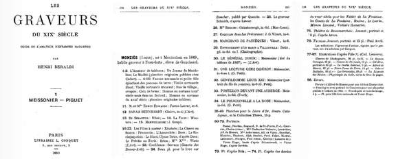 Les Graveurs XIXeme par Henri Beraldi